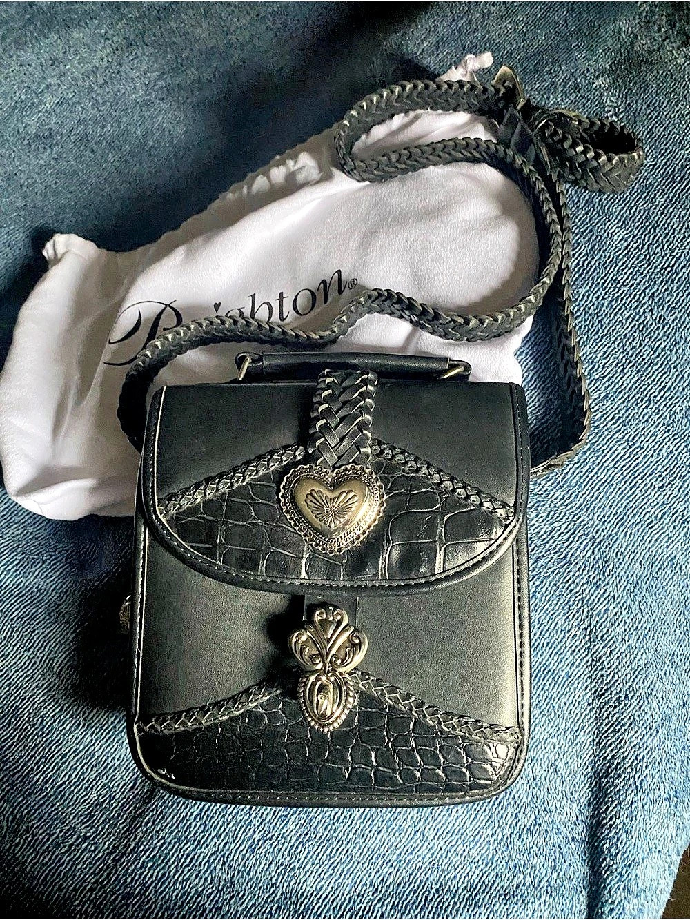 Brighton Black Crossbody Bag